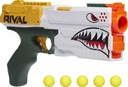 NERF Rival Kronos XVIII-500 Blaster, Breech-Load, 5 Rival Rounds, Spring Action, 90 FPS Velocity, White Color Design ( Exclusive), (F4729)