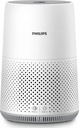 Philips Air Purifier Series 800i, Removes 99.5 Percent Particles, Compact Room Size up to 49 m², Intelligent Auto Purification with Air Quality Colour Feedback, Auto and Sleep Mode, White, AC0819/73