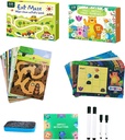 Busy Book, Reuse Travel Games, Waterproof Toddler Flash Cards, Maze Book Road Trip Activities for Kids, Montessori Toys for 4 Year Old, Preschool Learning Toy Educational Toys for 3 4 5 6 Children