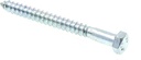 Prime-Line 9056372 Hex Lag Screws, 3/8 In. X 4 In., A307 Grade a Zinc Plated Steel (50 Pack)