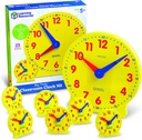 Learning Resources Classroom Clock Kit, Clock for Kids, Learning to Tell Time, Clocks for Teaching Time, Ages 5+,