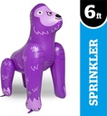 BigMouth Inc. Ginormous Inflatable Purple Ape Yard Summer Sprinkler, Stands Over 6 Feet Tall, Perfect Gorilla for Summer Fun