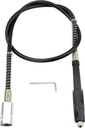 Paor Flexible Drill Shaft Extension Keyless Chuck Dremel Compatible Tool Accessory Attachment