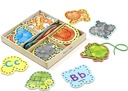 Melissa and Doug Alphabet Wooden Lacing Cards with Double-Sided Panels and Matching Laces
