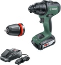 Bosch Cordless Brushless Hammer Impact Drill AdvancedImpact 18 (With 1 x 2.5Ah Battery and Fast Charger, 18 Volt System)