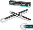 DURATECH Universal Wrench Set, SAE and Metric, 8-inch&10-inch, 44 sizes in 2 Piece, Drop Forged, ANSI standard