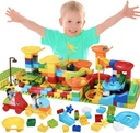 Mimax Marble Run, Marble Runs Toy for Kids, DIY Building Blocks Marble Runs Fun Educational Toys Gift (292PCS)