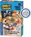 Thames and Kosmos I Dig It! Treasure - Pirate Treasure Excavation Kit | Explore Archaeology | Dig Treasure Out of a Plaster Block! | Unique Composition for a Fun, Dust-Free Educational Activity