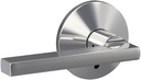 Schlage Custom FC21 LAT 625 KIN Latitude Lever with Kinsler Trim Hall-Closet and Bed-Bath Lock, Bright Chrome