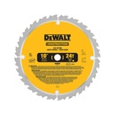 DEWALT 10-Inch Miter/Table Saw Blade, ATB, Thin Kerf, 5/8-Inch Arbor, 24-Tooth (DW3112)
