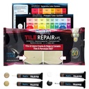 MagicEzy Tile RepairEzy (The Neutrals Kit) - Porcelain Tile Repair Kit - Fix Cracked or Chipped Ceramic Tiles Fast - Thick Structural Repair Filler, Putty and Adhesive for Tiles