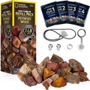 NATIONAL GEOGRAPHIC Rock Tumbler Refill Kit Petrified Wood Mix Petrified Wood
