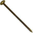 #10 X 3-1/2" round Head Washer (Modified Truss) Torx/Star Drive Head Wood Screw (5 Lbs ~270 Screws) Multipurpose Wood Screws for Construction, Cabinets, Furniture & Other Wood Applications