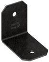Simpson Strong Tie APVA21 Outdoor Accents® Avant Collection™ ZMAX®, Black Powder-Coated 90° Angle for 2X, 90-Pack