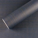 VEELIKE Navy Gold Herringbone Peel and Stick Wallpaper 15.7''x354'' Metallic Faux Grasscloth Wallpaper Textured Self Adhesive Waterproof Fabric Contact Paper for Walls Cabinets Shelf Liners Bathroom
