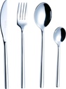 EXZACT Elite - Forged Stainless Steel 24 PCS Cutlery Set - 6 x Forks, 6 x Dinner Knives, 6 x Dinner Spoons, 6 x Teaspoons (EX963 Forged 24 pcs)