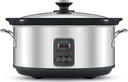 Breville The Smart Temp Slow Cooker, Brushed Stainless Steel BSC420BSS
