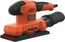 BLACK+DECKER 230 V Finishing Sander Power Tool 1/3 Sheet with 2mm Orbit Diameter, BEW220-GB