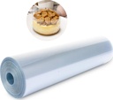 Cake Collar Acetate Roll 8 x 600 in (50ft) - Cake Collar 8 in - Acetate Cake Collars - Acetate Sheets for Baking - Cake Ring Sleeves - Cake Wrap for baking - Acetato Para Reposteria