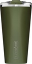 BrüMate Imperial Pint 20Oz Shatterproof Double Wall Vacuum Insulated Stainless Steel Travel and Camping Mug for Beer, Cocktails, Coffee and Tea with Splash-Proof Lid for Men and Women (Od Green)