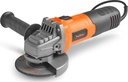 VonHaus 750W Angle Grinder with 115mm Grinding Disc, Side Handle, Protection Switch, Safety Guard and Spanner for Disc Attachment for Removing Paint and Mortar, Sanding, Cutting, Grinding or polishing