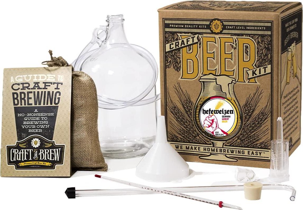 Craft A Brew Hefewizen Beer Making Kit - Home Brewing Starter