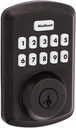 Kwikset 9250TRS-11PS Transitional Powerbolt 2 Electronic Smartcode Deadbolt Smartkey with RCAL Latch and RCS Strike Venetian Bronze Finish