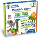 Learning Resources MathLink Cubes Early Maths Activity Set : Dino Time, Ages 5+