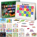 Opaza Busy Book for Preschool Learning, Montessori Toys for Toddlers 3 Years +, Newest Version 15 Themes Preschool Activity Binder, Busy Board Educational Learning Toys for Kids