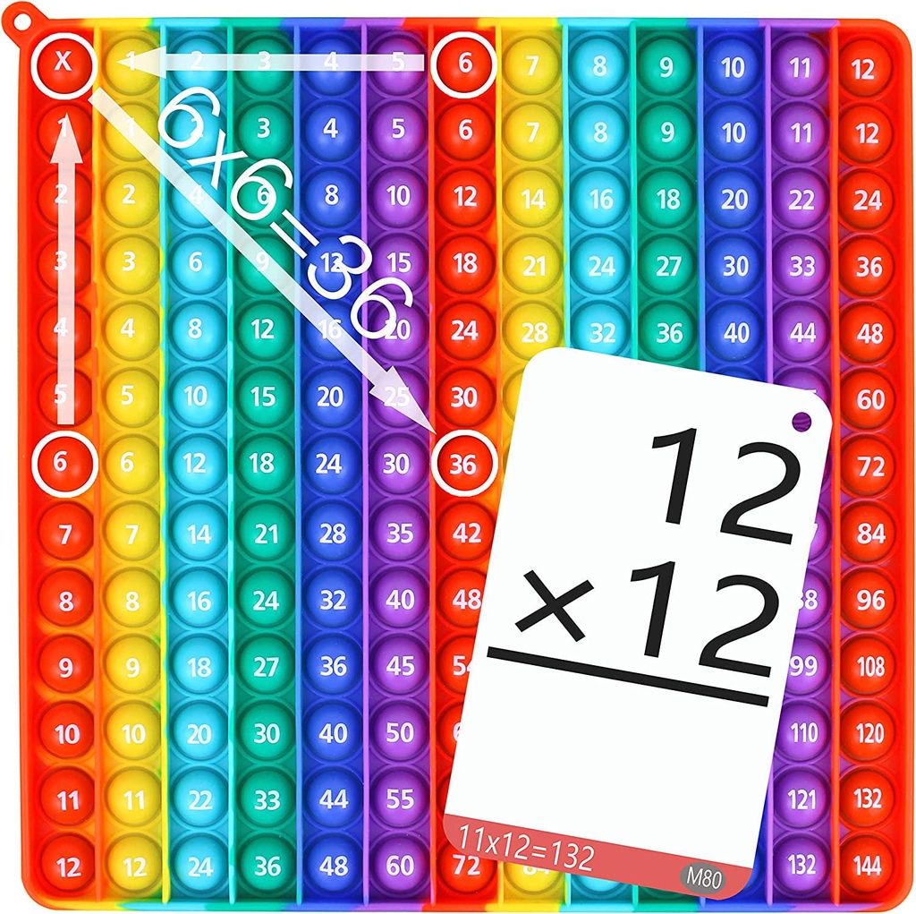 Multiplication Pop It - Fun Math Fidget Toys for Learning