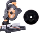Evolution Power Tools R210CMS Multi-Material Compound Mitre Saw, 210 mm, (230 V) with Additional 210 mm Diamond Blade