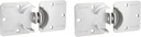 Master Lock Hasp, Solid Steel Hidden Hasp, 9 In. Wide, 770 Pack of 2