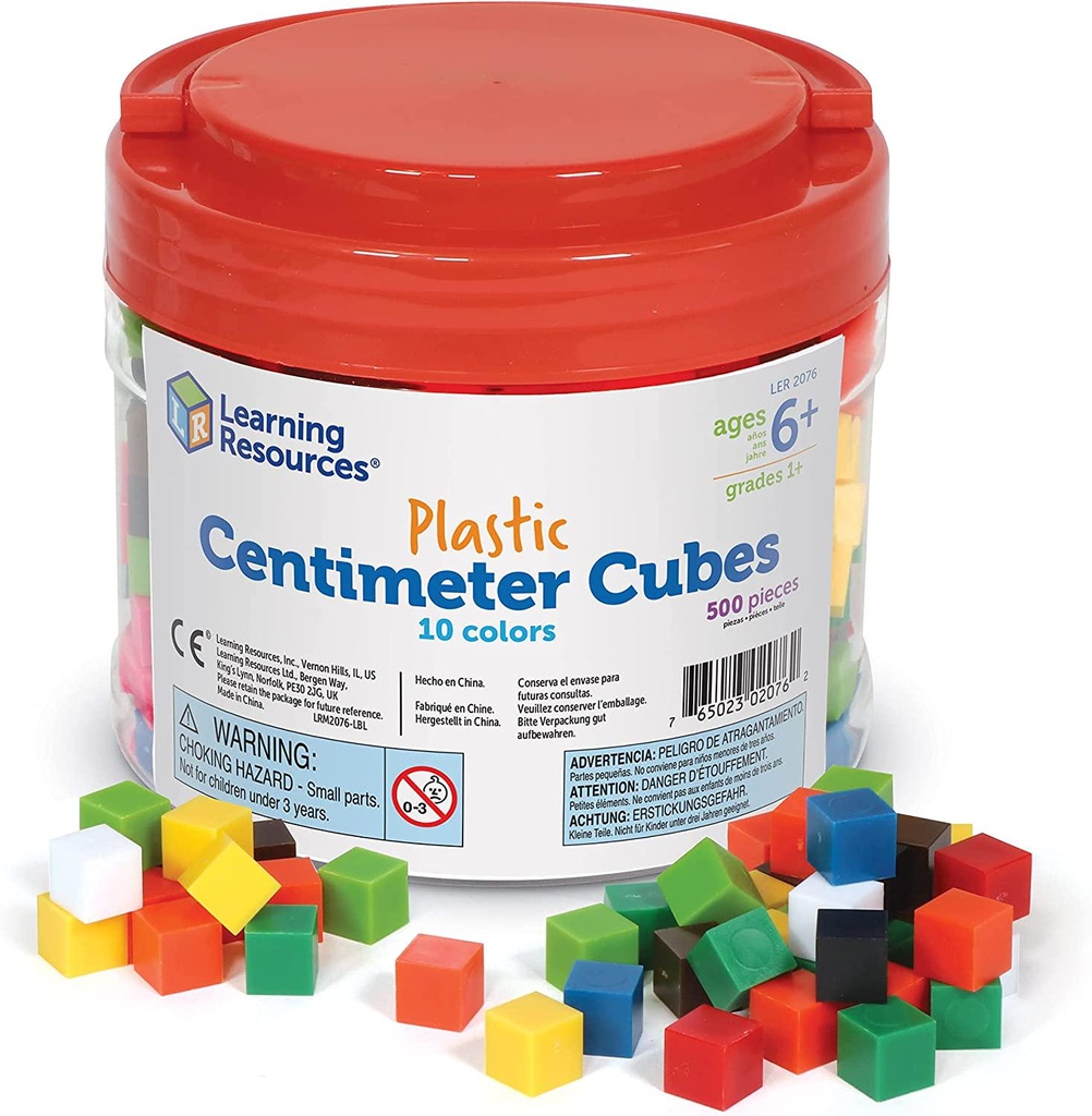 Centimeter Cubes - 500 Math & Counting Toys for Kids