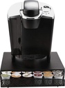 Mind Reader Storage Drawer Coffee Pod Holder, 36 Capacity, Black