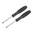 Mini Phillips Screwdriver, 4.0Mm Cross Head with Nonslip Handle for Small Appliances, 2 Pack