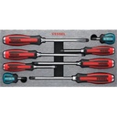 Vessel Mega Tang Thru Screwdriver - 8 Piece