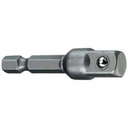Dewalt Socket Adapters, 1/4" Drive, 1/4" Hex to 3/8" Socket, 1 EA (115-DW2542)