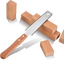Small Woodworking Hand Saw, 6 Inch Flexible Blade Double Edge TPI 17/14 Pull Saw for Craft, Hobby, DIY, Non Slip Wood Handle Garden Trim Saw, Sharp and Light Woodworking Tools