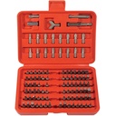 100Pc Security Bit Set Metric & SAE Tamper Proof Torx Star Hex Key Screwdriver