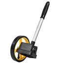 Measuring Wheel, Portable Distance Wheel, with Telescopic Handle Construction Workers for Farmers Surveyors Small Wheel