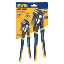 Irwin Tools VISE-GRIP Groovelock Pliers, Straight Jaw 8 & 10 In, 1802532