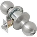 Tell Manufacturing Light Duty Commercial Entry Knob with a Tubular Latch, C Keyway, Tested ANSI Grade 2, Certified UL 3 Hour Rating, Square T Strike, CL100053 and CL500053 Ball Knob KT2100