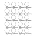 201 Stainless Steel Double Wire Hose Clamps anti Corrosion Adjustable Hose Clamps13-16Mm