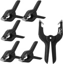 Mr. Pen- Spring Clamps, 6 Pack, 4.5 Inch, Plastic Clamps, Backdrop Clamps, Clamps Set, Clamps for Crafts, Clamps, Clamps for Backdrop Stand, Clamps for Woodworking.