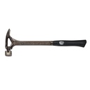 Dead on Tools Milled Face 22 Oz Steel Hammer, Black, DOS22M-HD