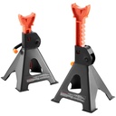SKYSHALO 1 Pair 3 Ton Jack Stands, 6,000 Lbs Capacity Car Jack Stands Double Locking for Lifting SUV, Pickup Truck