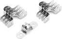 20Pcs 3/4 Inch Stainless Steel Conduit Clamps, Two Hole Strap U Bracket Rigid Pipe Strap Metal U Clamp Conduit Strap Tension Clips U-Tube Clamp Heavy Duty