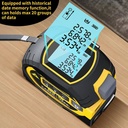 Kingfurt Versatile 3-In-1 Tool Digital Tape Measure Laser Rangefinder Cross Line Laser Perfect for DIY Projects