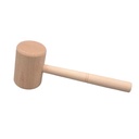 Hammer Wood Mallet Carving Woodworking Wooden Kids Carpenter Small Mini Maintenance Tools Pounding Construction