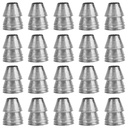 NUOLUX 20Pcs Iron Axe Wedges Replacement Axe Handles Wedges Axe Parts Supplies